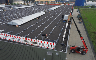 Photovoltaik für Dächer mit geringer Traglast.