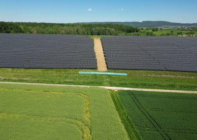 Freiflächen PV-Anlage bei ESN