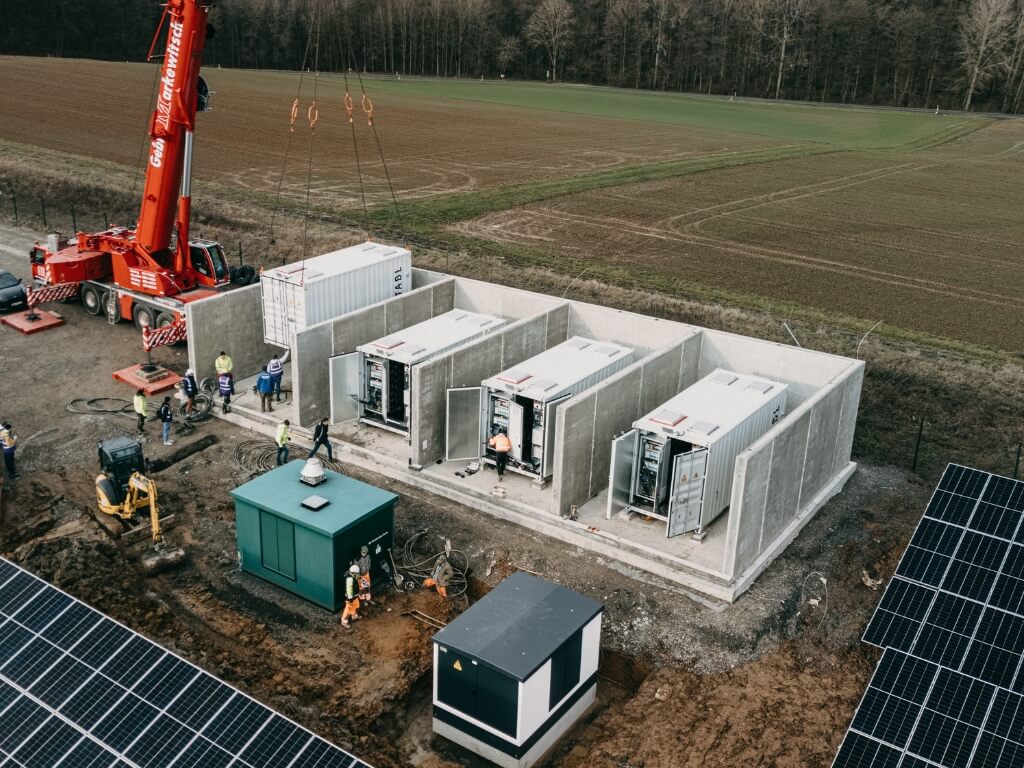 Batteriespeicher bei der Firma ESN