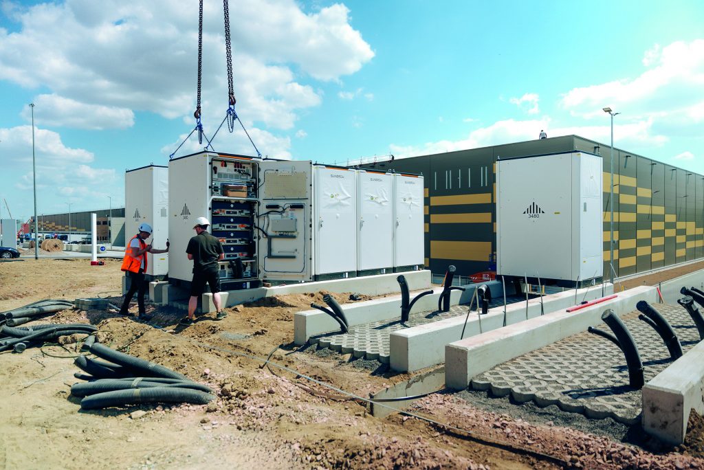 Sungrow Großbatteriespeicher für die Logistik
